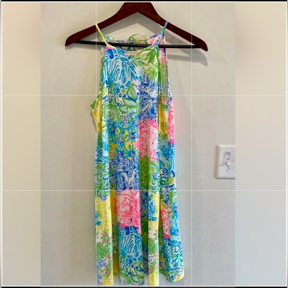 BEAUTIFUL - Lilly Pulitzer Women Margot Multi Cheek To Cheek Swing Dress 😍🩷